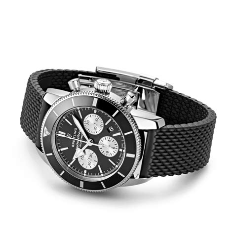 breitling band staal zwart|Online Breiling banden kopen .